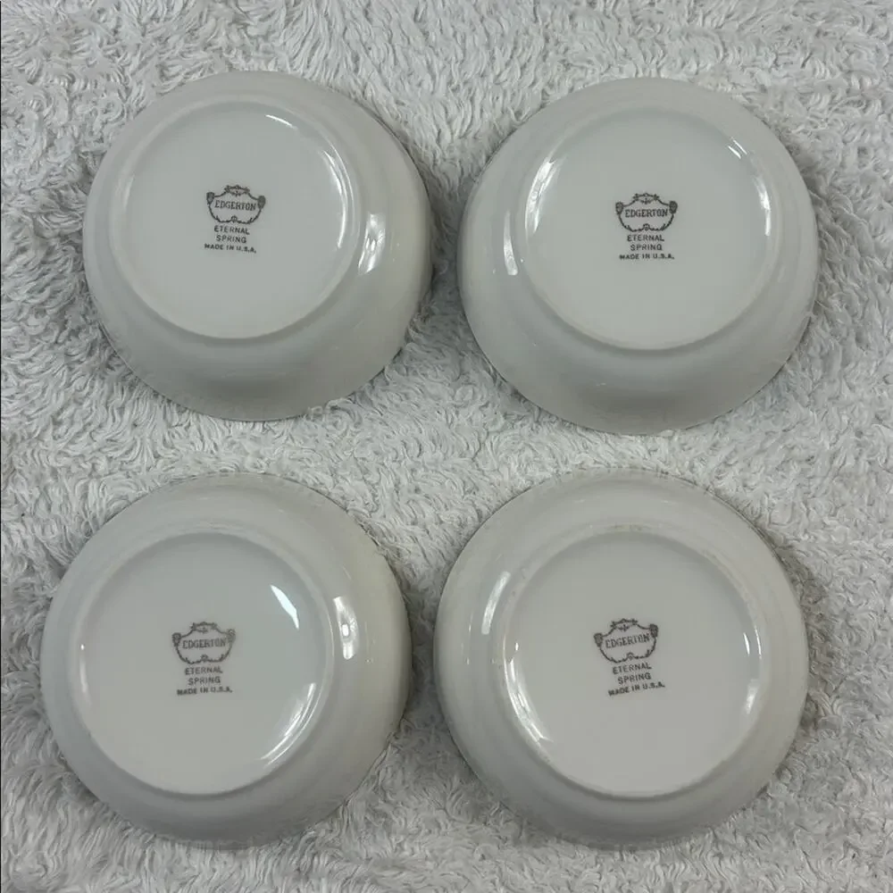 Vintage MCM Edgerton Eternal Springs‎ Serving bowl and Fruit bowl set - 6 pieces